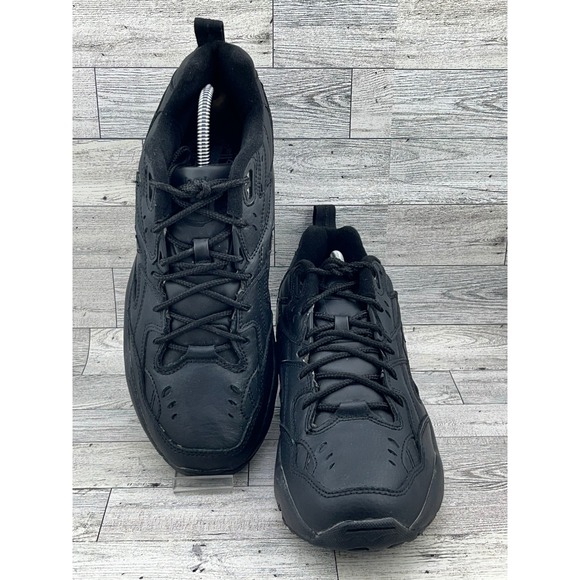 New Balance MX608AB Black Leather Training Shoes Walking Sneakers Men Size 10.5 - Picture 1 of 7